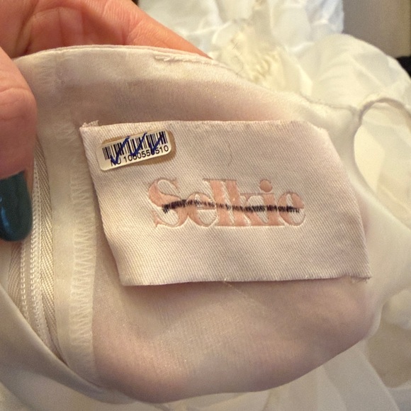 Selkie The Ivory French Puff Dress in White size large - Picture 6 of 11